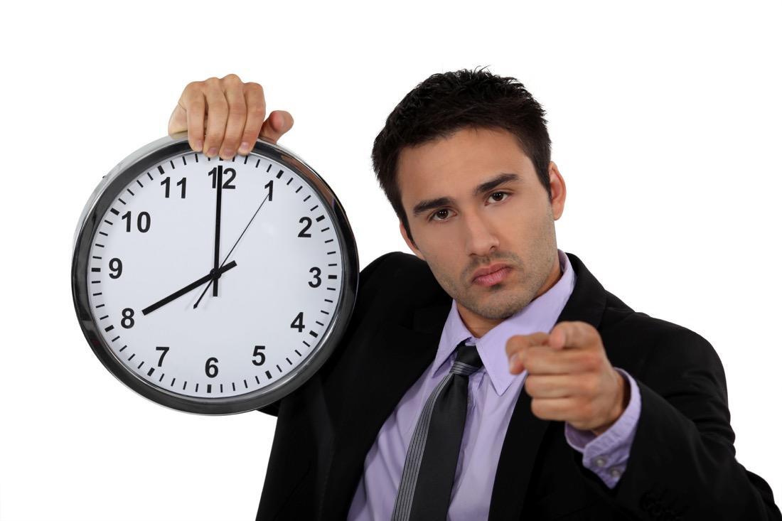 falta de tempo