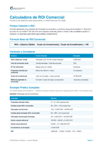 Calculadora de ROI Comercial
