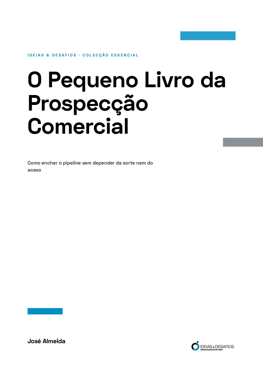 Capa do livro O Pequeno Livro da Prospeção Comercial