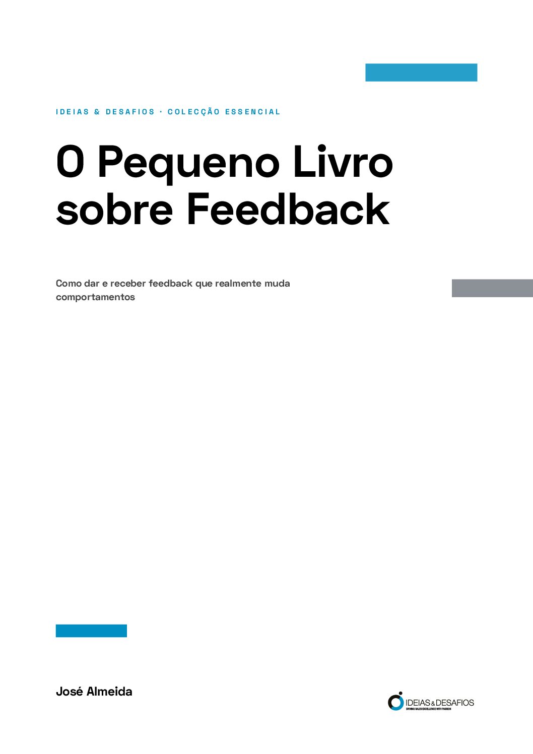 Capa do livro O Pequeno Livro Sobre Feedback