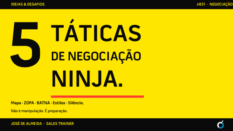 Táticas de Negociação — 5 Movimentos NINJA