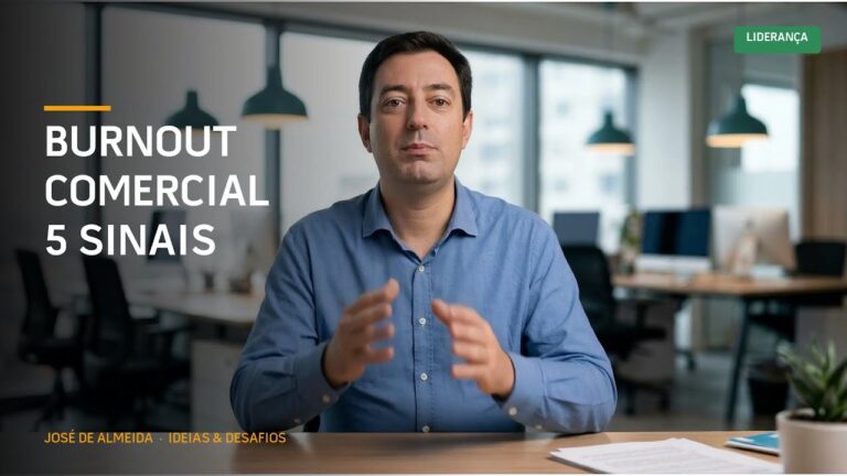Burnout Comercial: 5 Sinais Para Travar a Quebra Antes da Quota | Vídeo