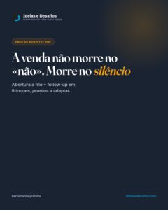 Pack de Scripts de Prospeção e Follow-up