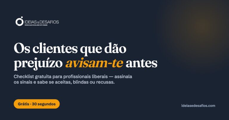 Red Flags de Cliente Tóxico: a Checklist que te Poupa Prejuízos