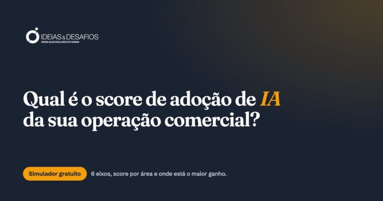 Simulador de Adoção de IA: Qual o Score da Sua Operação Comercial?