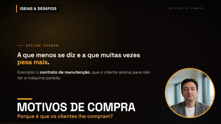 Motivos de Compra: Sabe Porque É Que os Seus Clientes Lhe Compram? | Vídeo